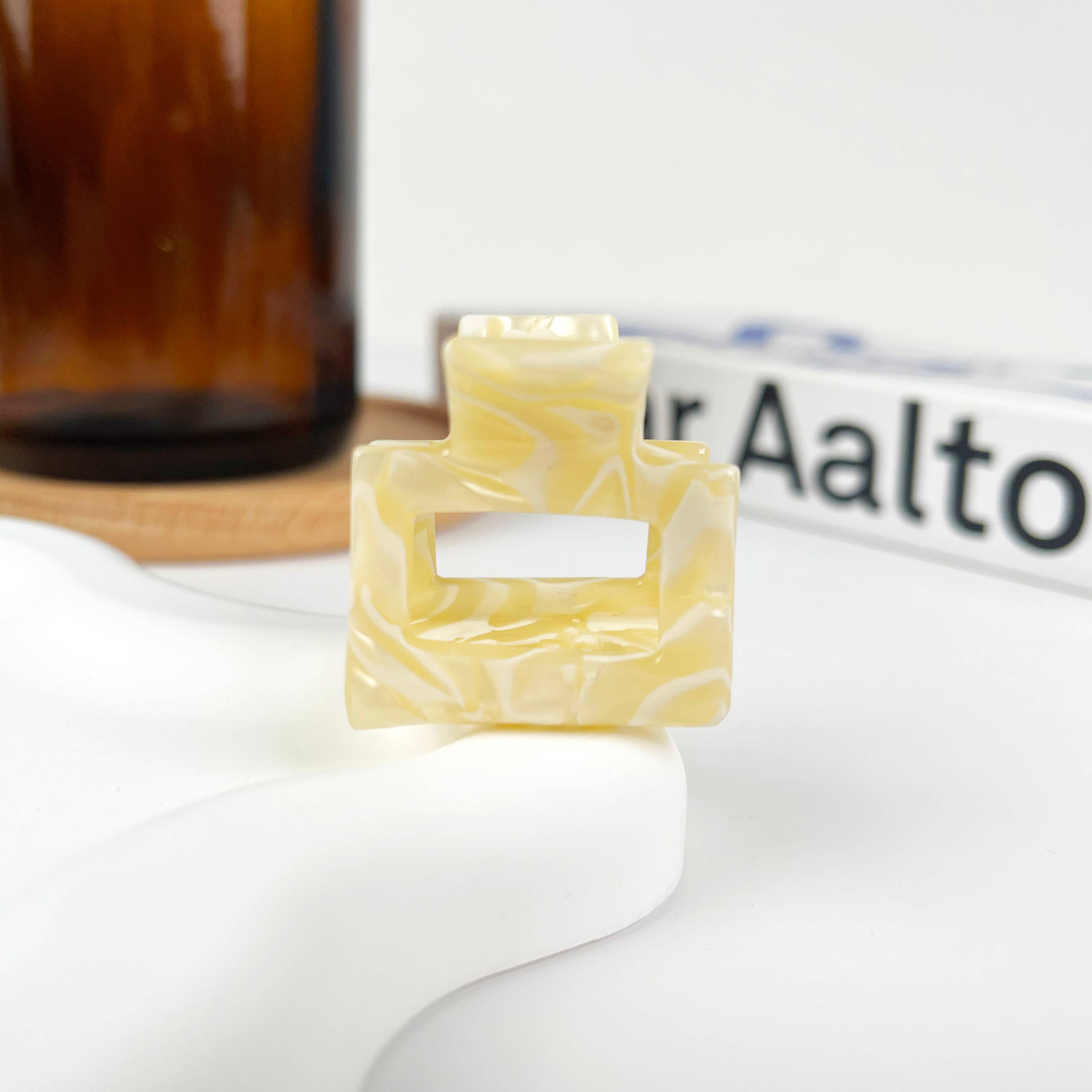 TheDivaSoap - Vente Pince à cheveux – femme - Petites pinces carrées en acétate7