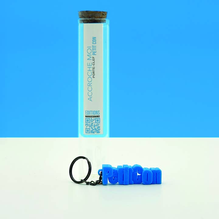 Schlüsselanhänger mit Botschaft – KLEINER IDIOT für den Großhandel von MauvaisesGraines