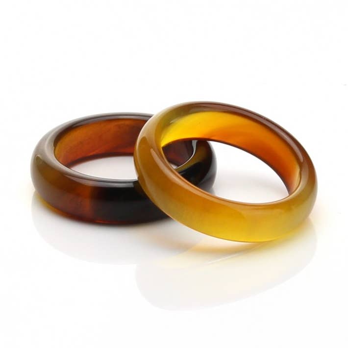 UniArt - Venta al por mayor Anillos solitarios - Anillo tallado en ágata miracle0