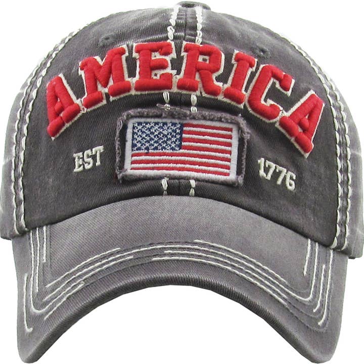 KBETHOS - Wholesale Baseball Cap - Unisex - USA/AMERICANA VINTAGE BALLCAP | KBETHOS