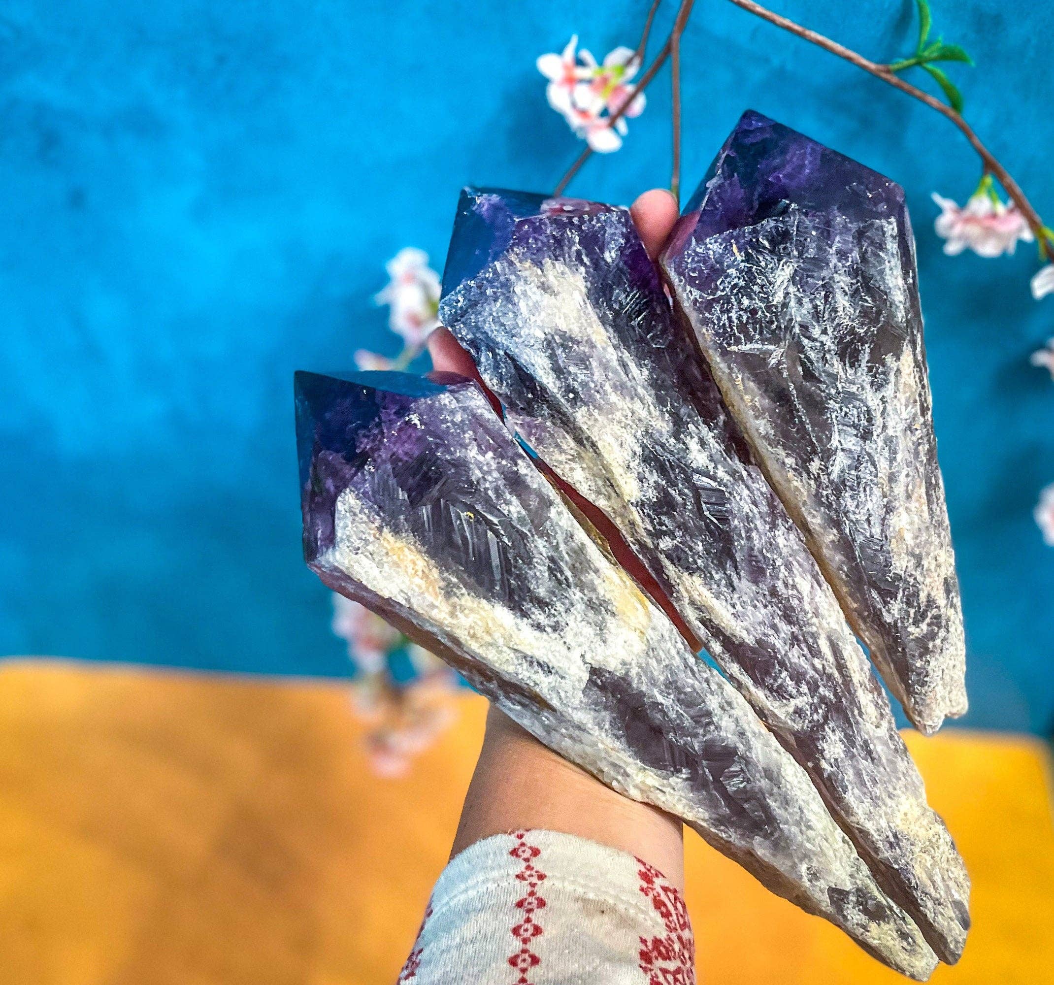 Mandala Gems - Wholesale Spiritual Stone/Crystal - HUGE AMETHYST Spear6