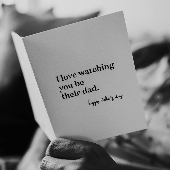 J'aime te regarder être leur père pour la vente par Wrinkle & Crease Paper Products