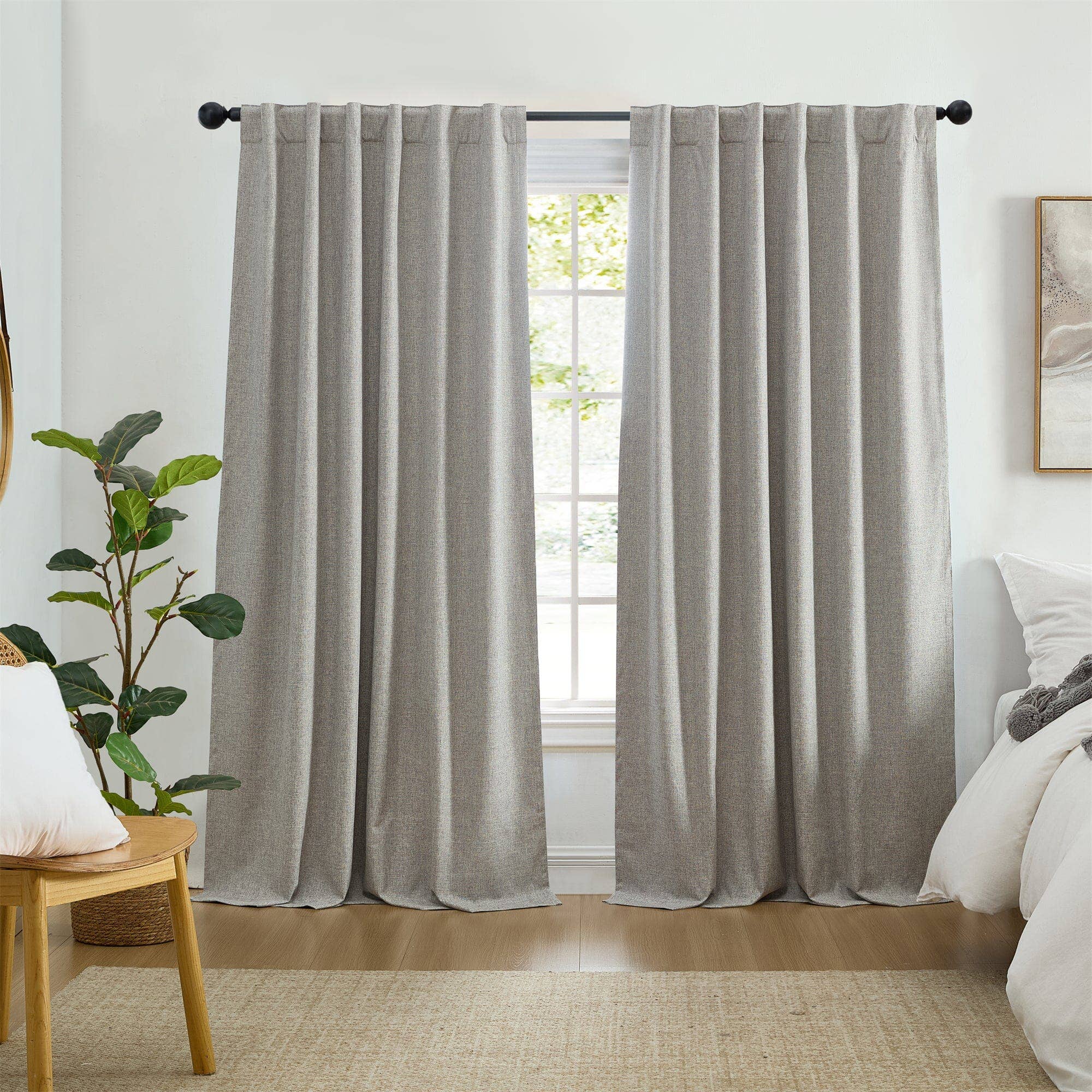 Threadmade Home - Wholesale Curtain - Solace Max-Blackout Solid Texture Window Curtain Panel6