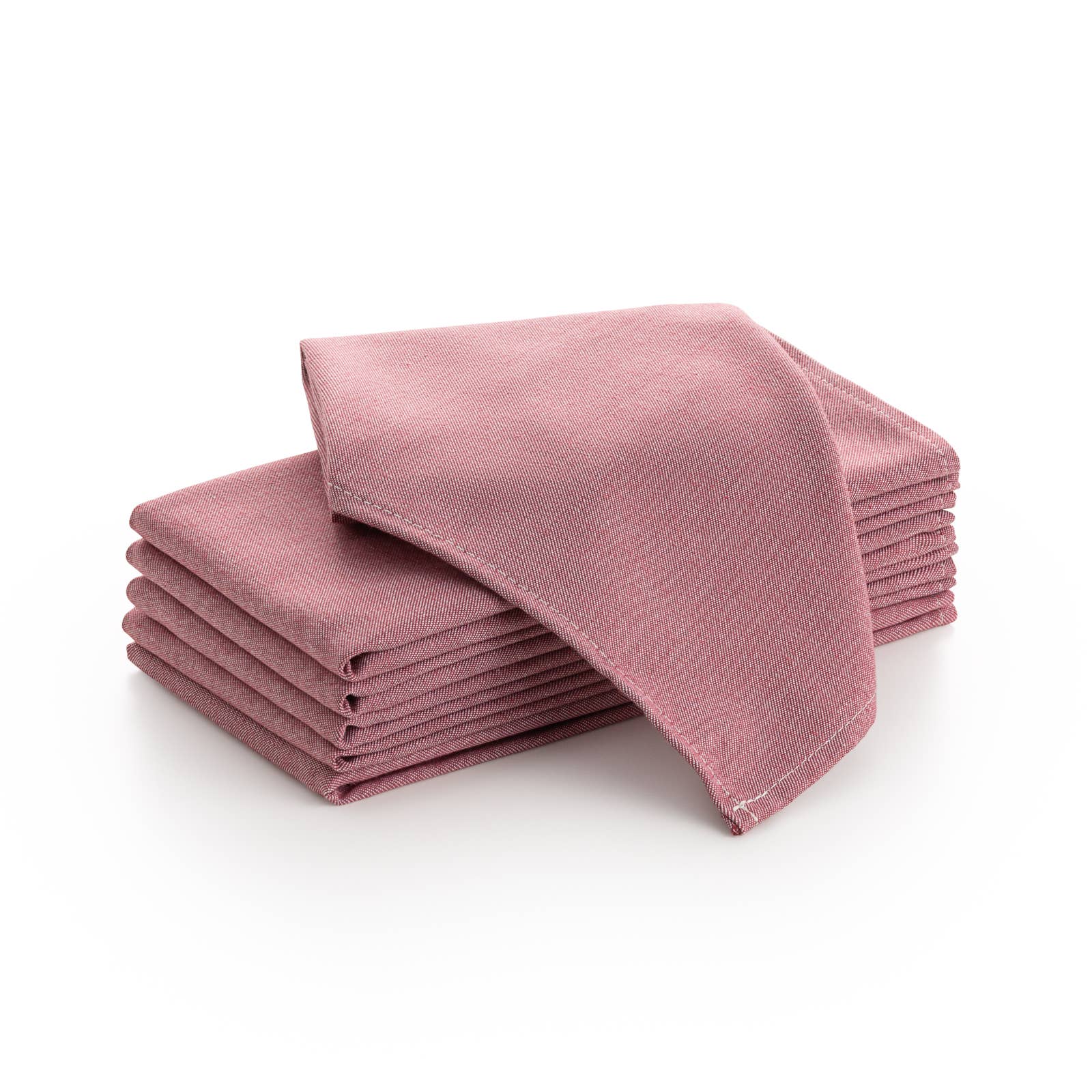 GAMUSI - Wholesale Dinner & Cloth Napkin - Set of 6 satin cotton fabric napkins 45x45 cm4