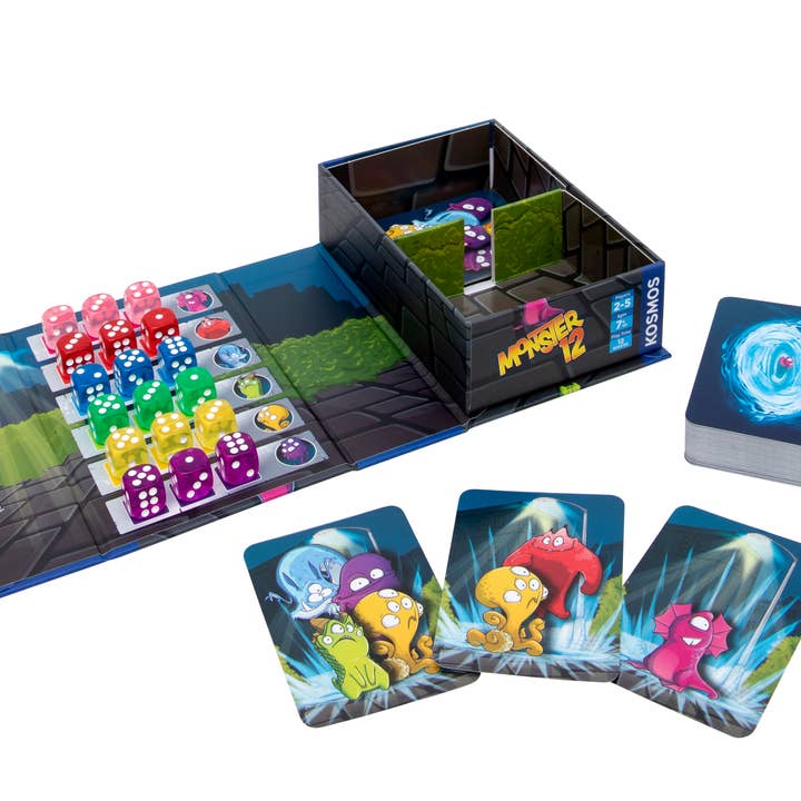 Thames & Kosmos UK LP – wholesale Board game – Open and Play: Monster 12 - Board Game