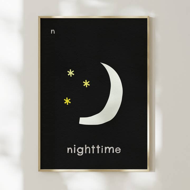 Surprise Radish - Wholesale Art Print - Nighttime Art Print5