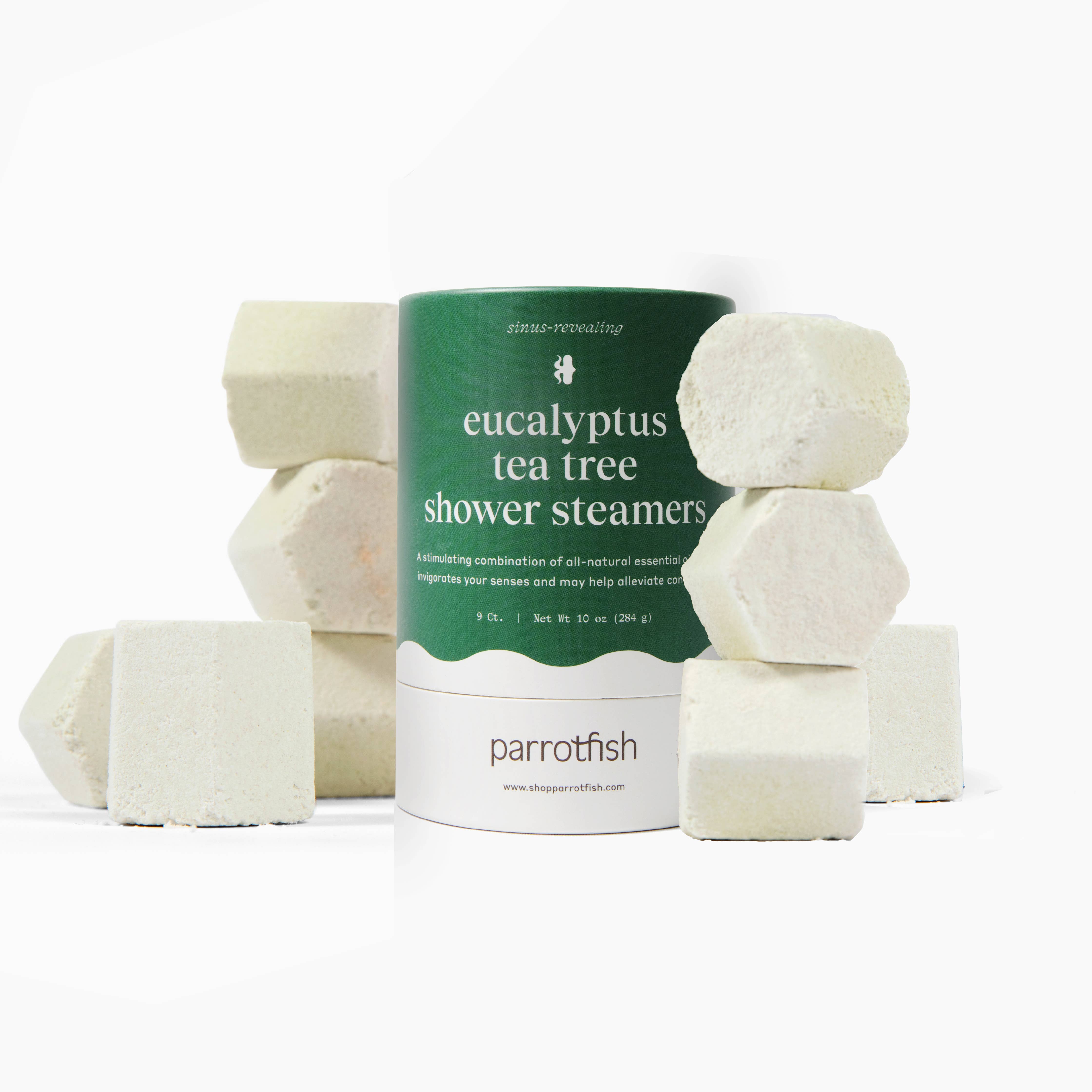 Parrotfish - Wholesale Shower Steamer/Bomb - 9 ct. eucalyptus tea tree shower steamers0