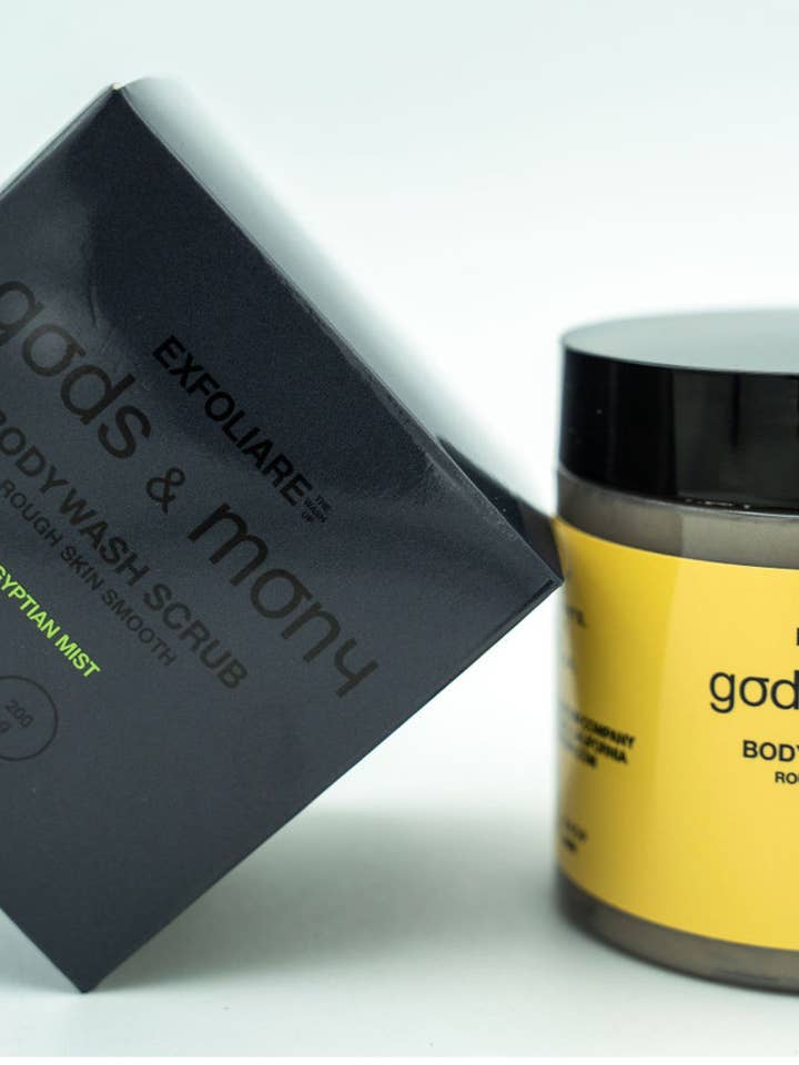 EXFOLIARE Lavage Émollient Naturel | Gods and Mony pour la vente par Gods and Mony
