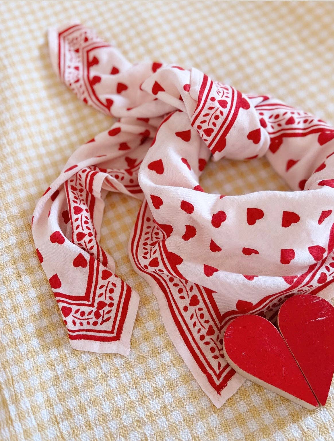 Maison Augustin - Wholesale Scarf - Kids - Baby Child Scarf Love Cherry 50 cm1
