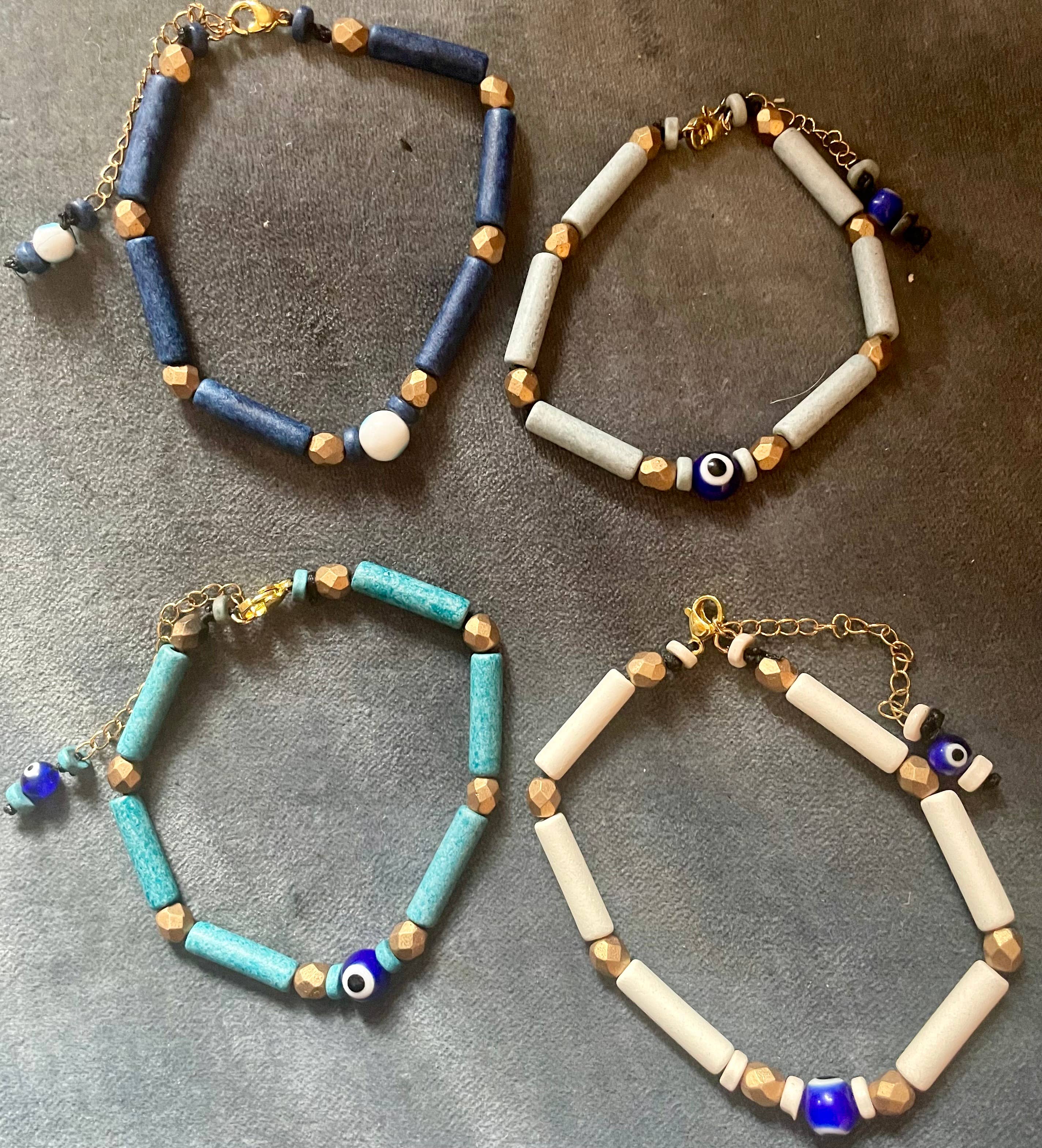 Le Labo de Cléopâtre – Großhandel Perlenarmband – Armband mit bösem Blick und griechischen Perlen7