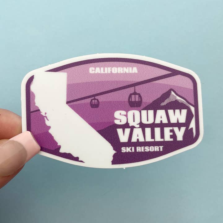 Squaw Valley Ski Resort Sticker for wholesale by MOJA