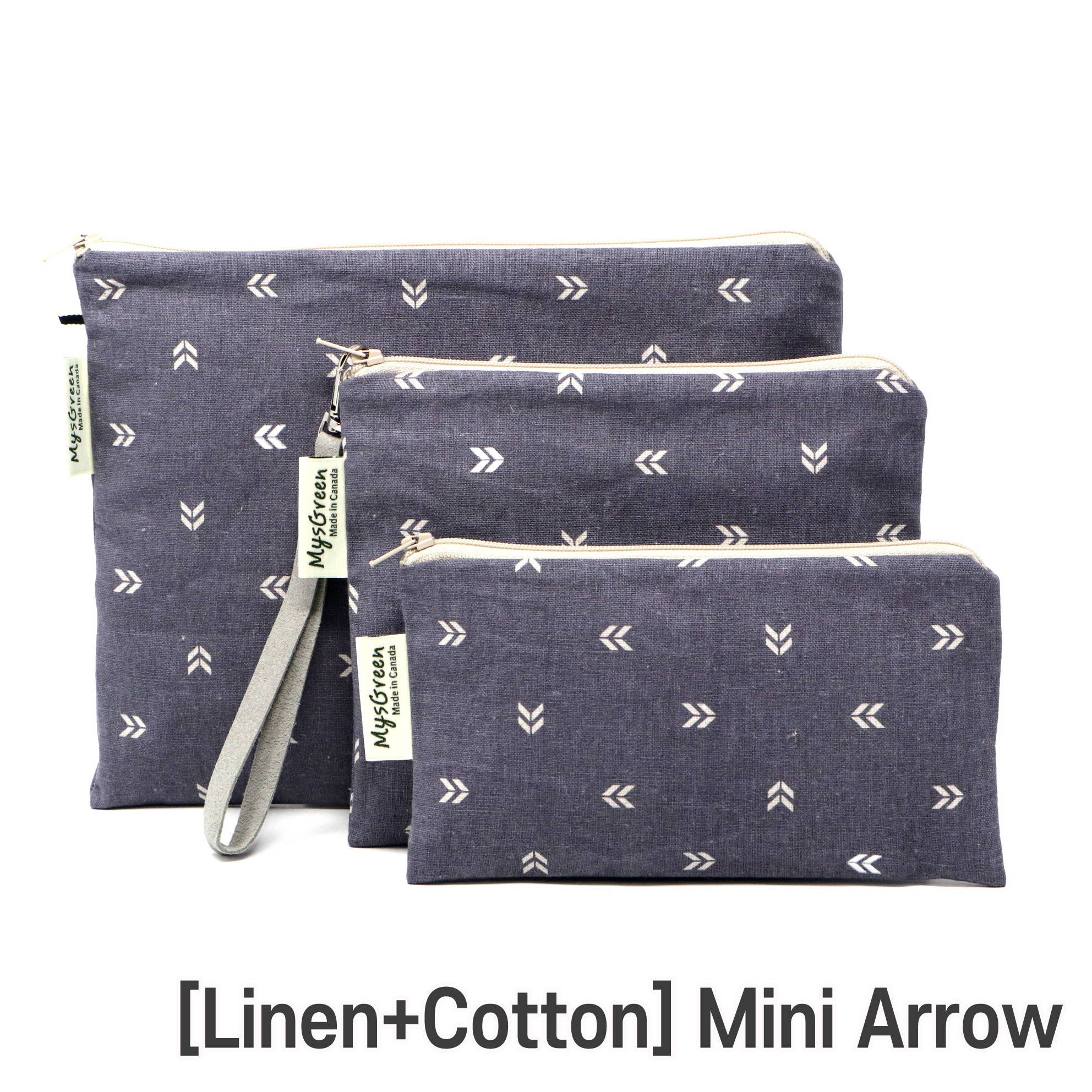 MYSGREEN - Vendita all'ingrosso Astuccio - Donna - Set di sacchetti con cerniera riutilizzabili stampati a righe a quadri a pois14