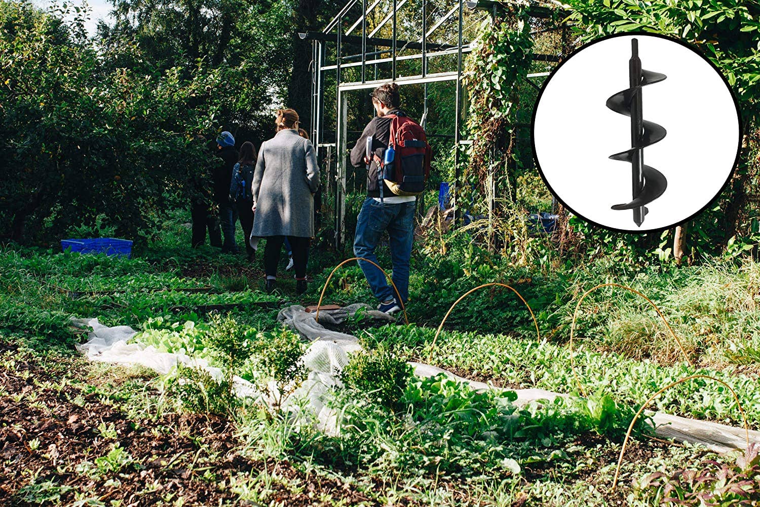 Ashman Online - Wholesale Garden Tool - Ashman Auger 12 inch 2 Pack. Garden Plant Flower Bulb Auger5