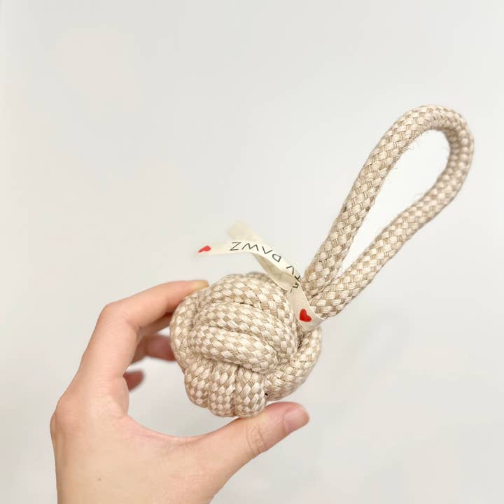 Monli Handcrafted Pet Toys - Wholesale Pet Rope Toy - Dog - Rope Tug Ball | Dog Toy | Hemp Rope Dog Toy3
