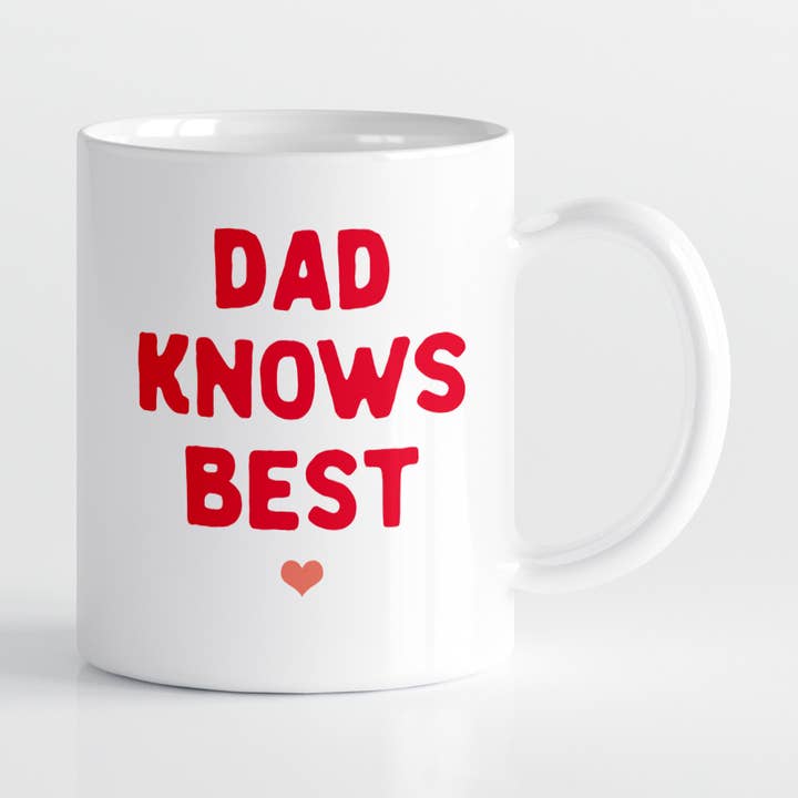 Dad Knows Best Coffee Mug for wholesale by Rock Scissor Paper