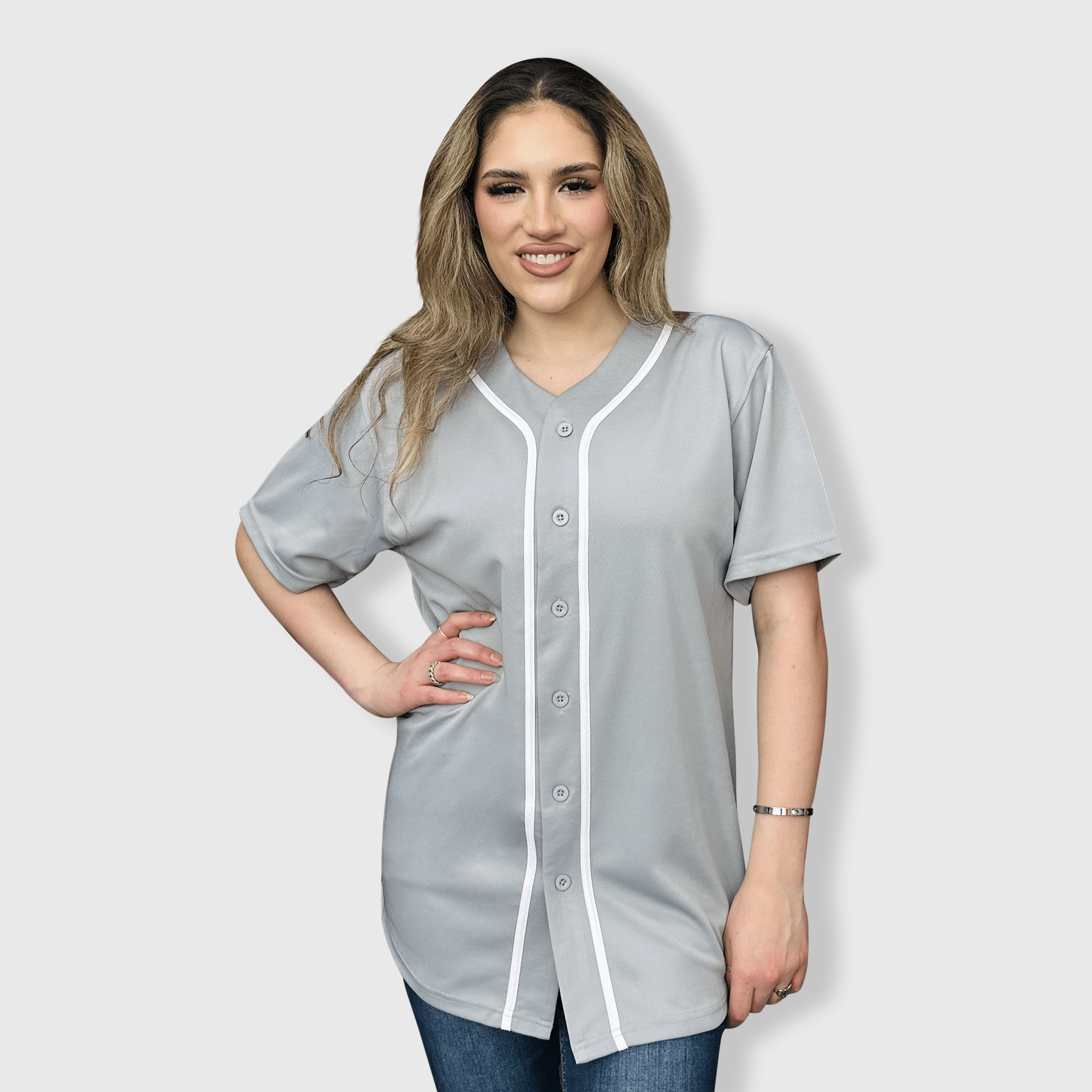 ILTEX Apparel - Vente Maillot – homme - Maillot de baseball boutonné adulte11