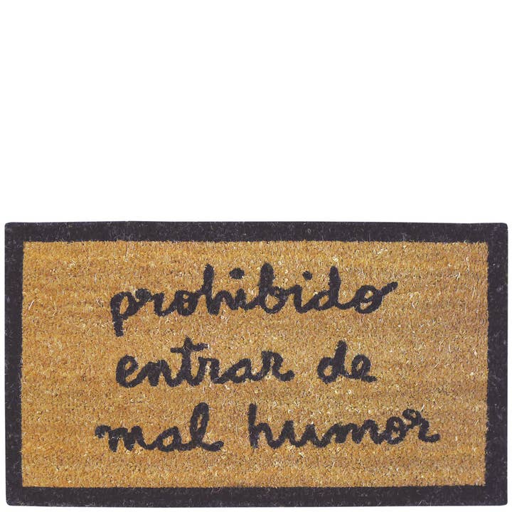 Dörrmatta ”förbjuden att komma in i dåligt humör” för wholesale av Laroom