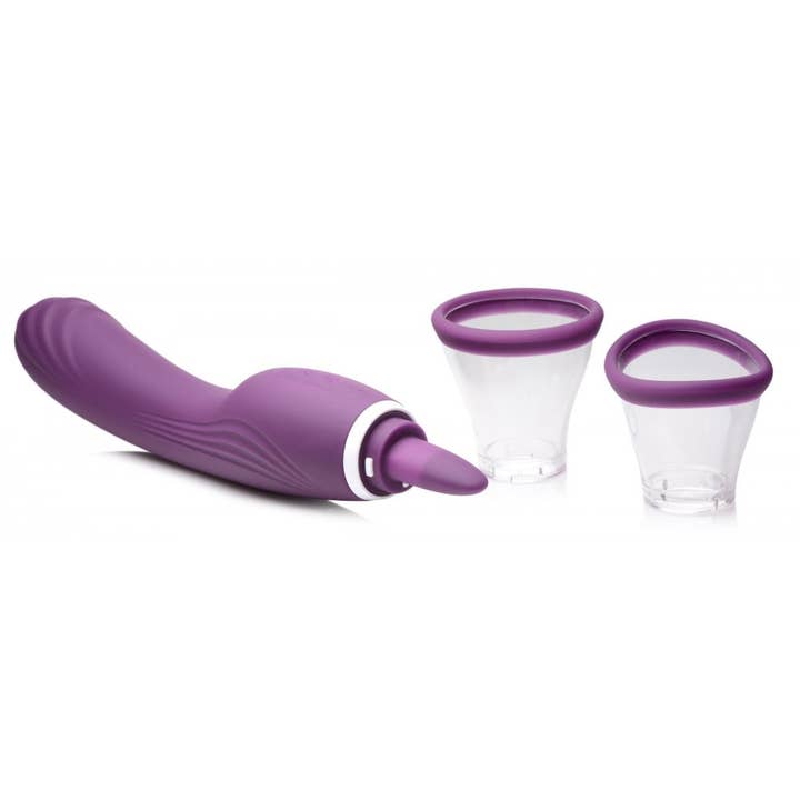 Lickgasm 8X Licking and Sucking Vibrator for wholesale by Shegasm Toys