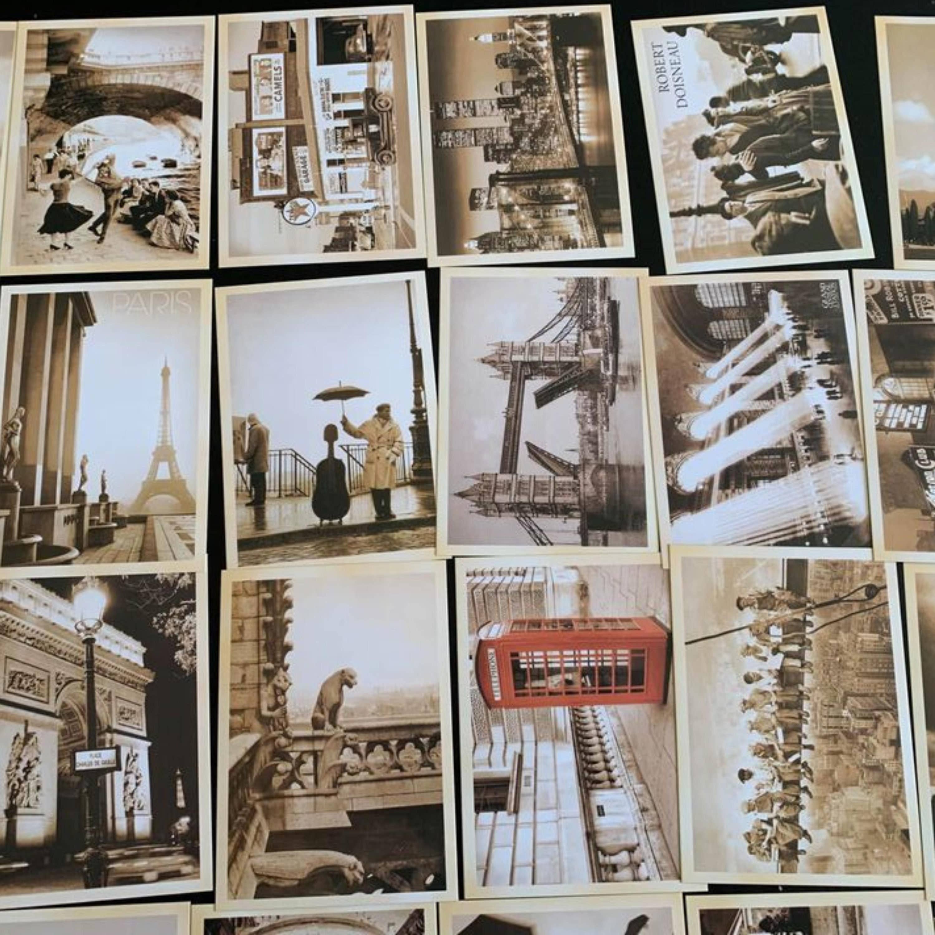 Magnifique Hearts - Wholesale Postcard Set - Vintage Styled Old Travel Postcards | Lucky Dip Set - 1, 2,3