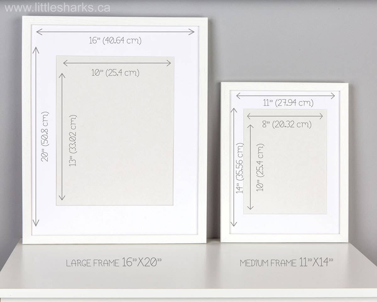 Little Sharks - Wholesale Art Print - Kids & Baby - Princess Bunny Print2