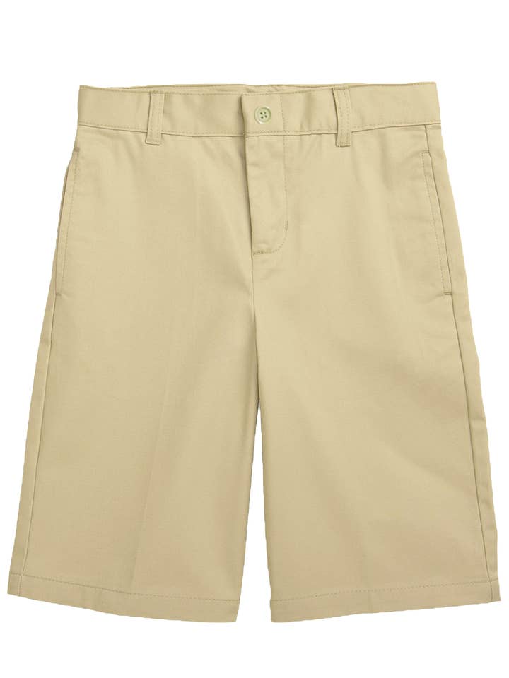 Galaxy By Harvic – Großhandel Shorts – Kinder – Jungen Schuluniform, flach vorn, Husky-Twill-Schuluniform