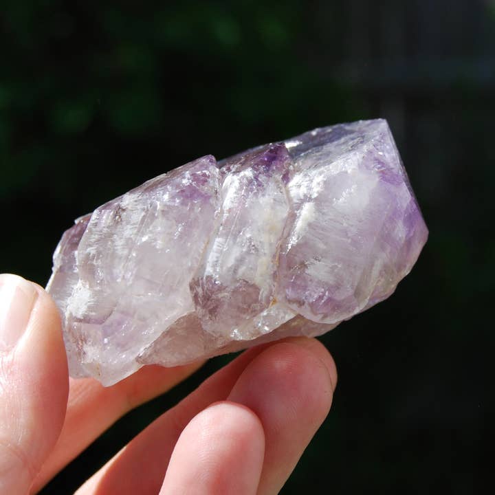Caspar Curiosities - Wholesale Spiritual Stone/Crystal - 2.7in 161g DT ET Elestial Fenster Amethyst Quartz Crystal Cathedral, Mali wa104