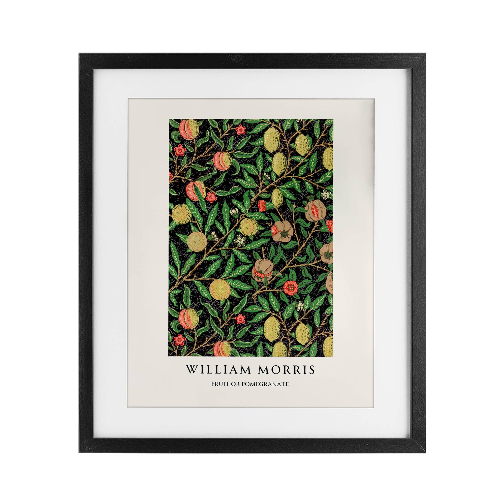 Stupell Industries - Wholesale Wall Sign - William Morris Fruit Or - Print Under Glass Wall Art
