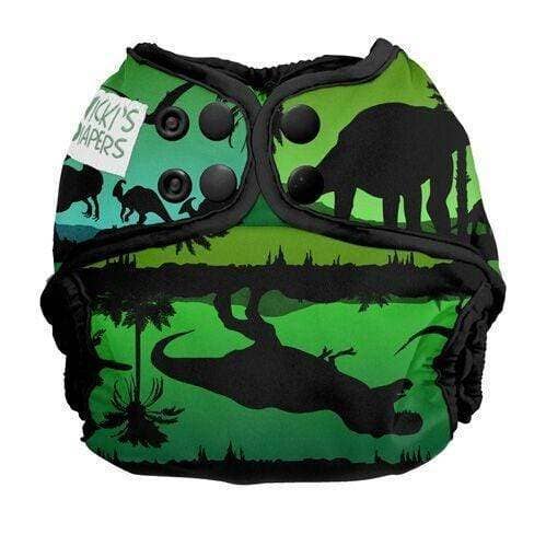 Capa de Snap Fraldas Nicki - Colossal - NB por atacado de Nicki's Diapers (Planetwise Wholesale)