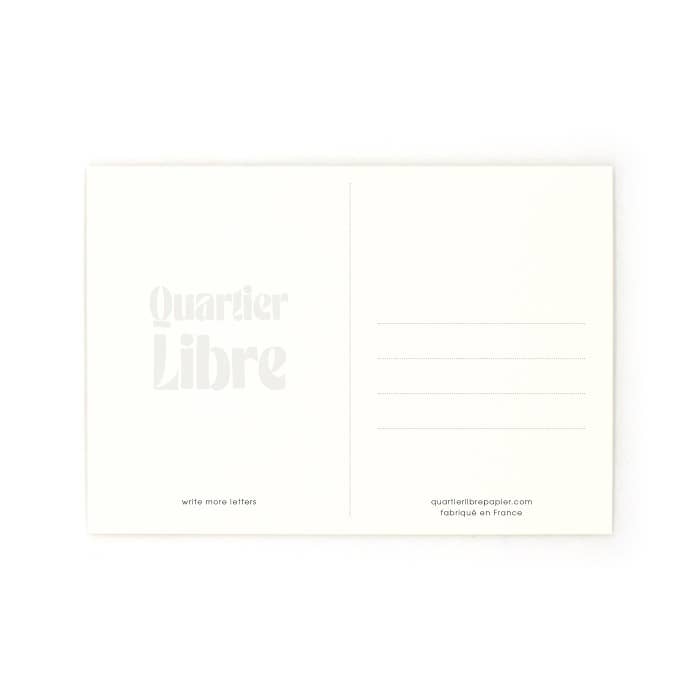 Quartier Libre Papier - Wholesale Map - Postcard More Amor Free Quarter1
