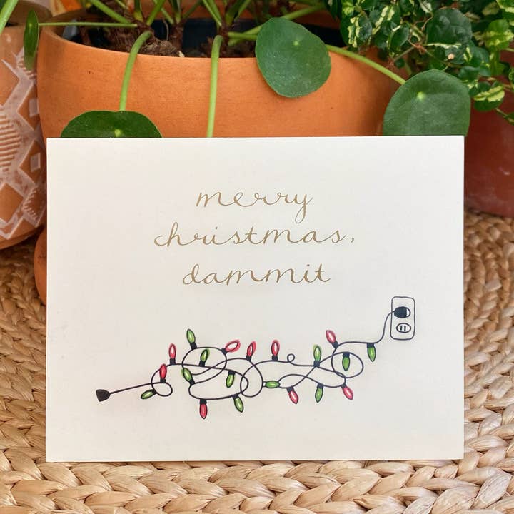 Kerst Dammit kaart voor wholesale door Chateau Blanche