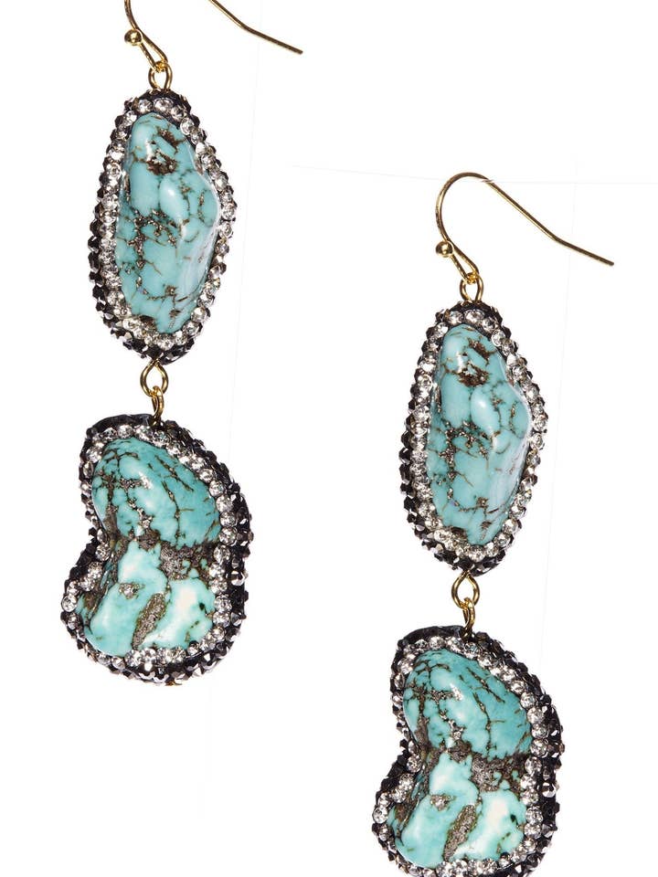 Abasi Earrings for wholesale by Eye Candy Los Angeles