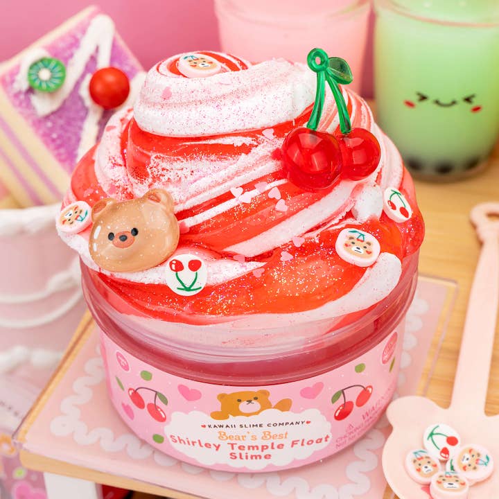 Kawaii Slime Company - Wholesale Putty/Slime - Kids - Bears Best Shirley Temple Float 2 Slimes In 1 (4pcs/case)