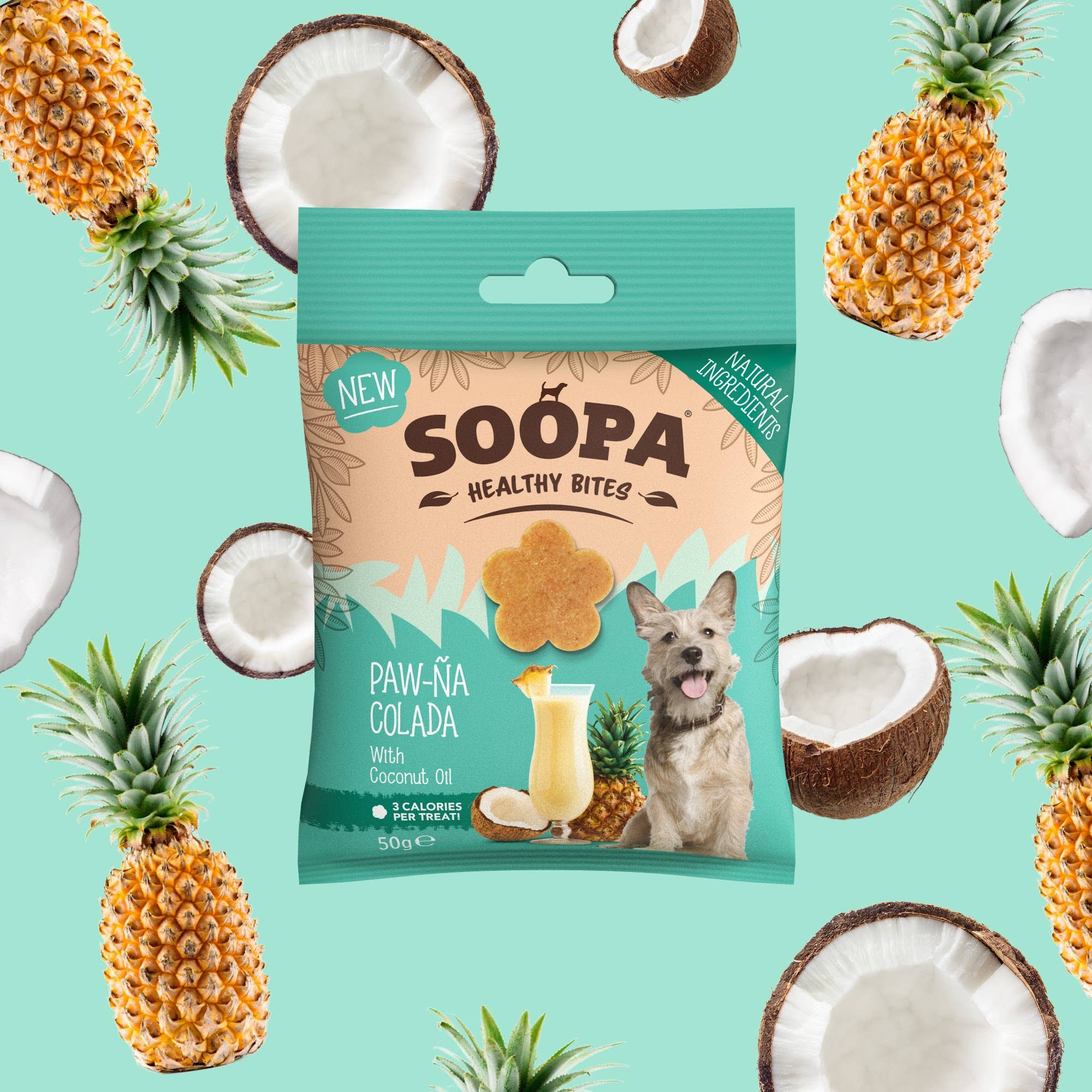 Soopa Europe - Wholesale Pet Treats - Dog - Paw-Na Colada Dog Treats3