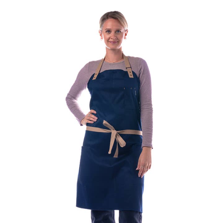 Navy Haven Apron for wholesale on Faire1