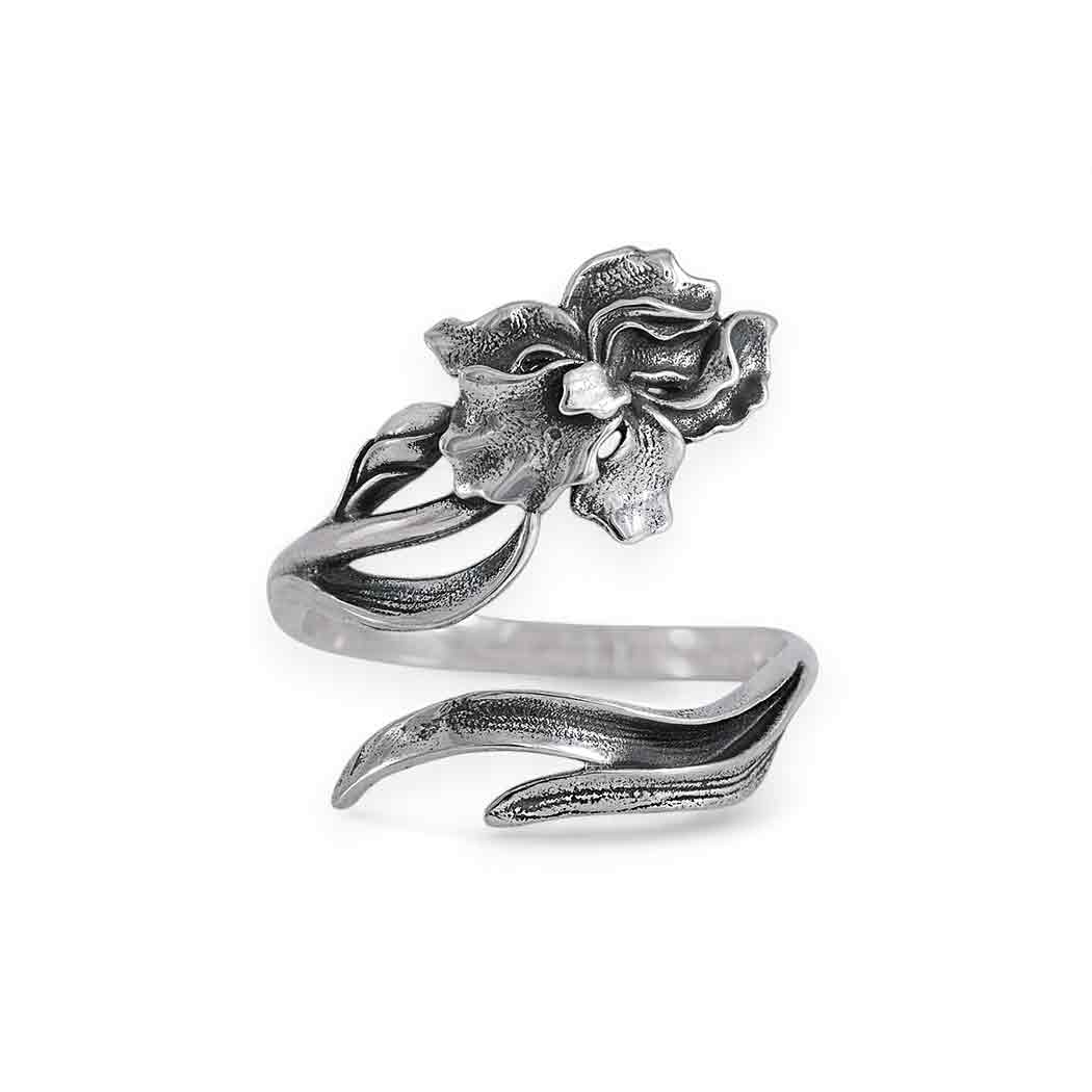 Nina Designs - Vente Bague de cocktail/de cérémonie - Bagues ajustables fleurs de naissance en argent sterling3
