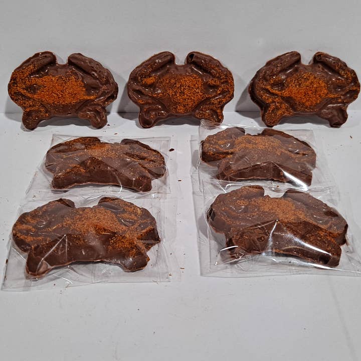 Eastern Shore Chocolate Company - Wholesale Chocolate - Mini Old Bay Chocolate Crab