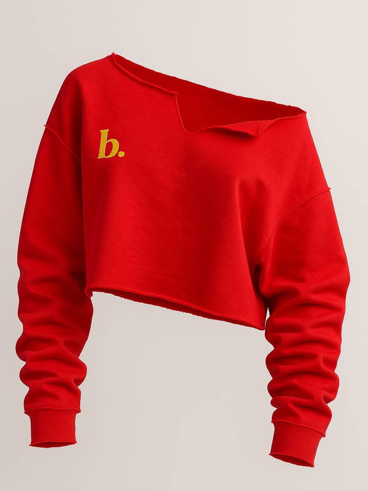 Club Babes Crewneck (red/yellow) for wholesale by Babes