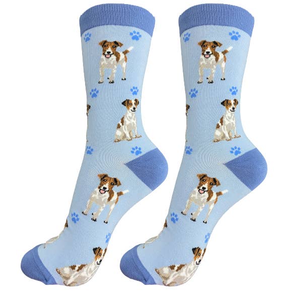 Jack Russell Terrier - Unisex - Fun Novelty Dog Socks for wholesale by E&S Pets