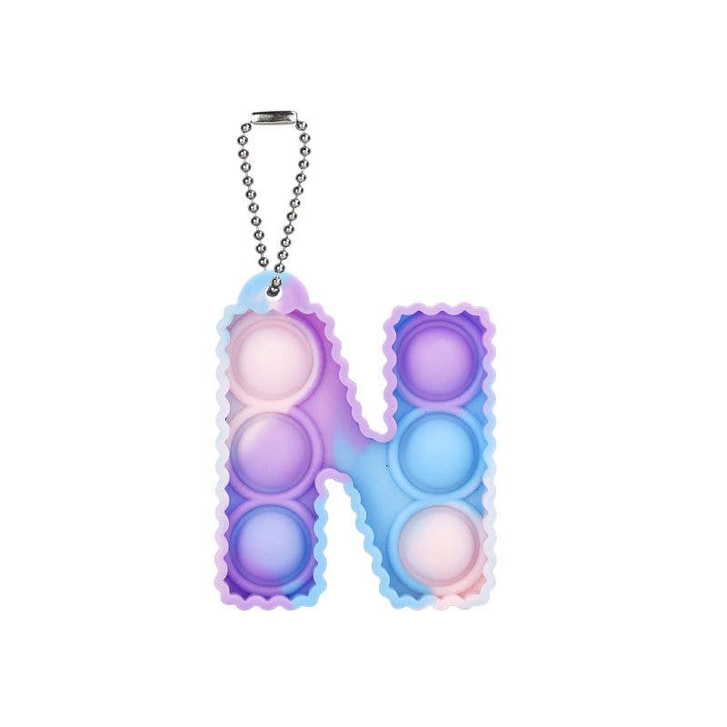 Fidget Toys Plus – wholesale Keychain – Unisex – Letter  Keychain Popper15