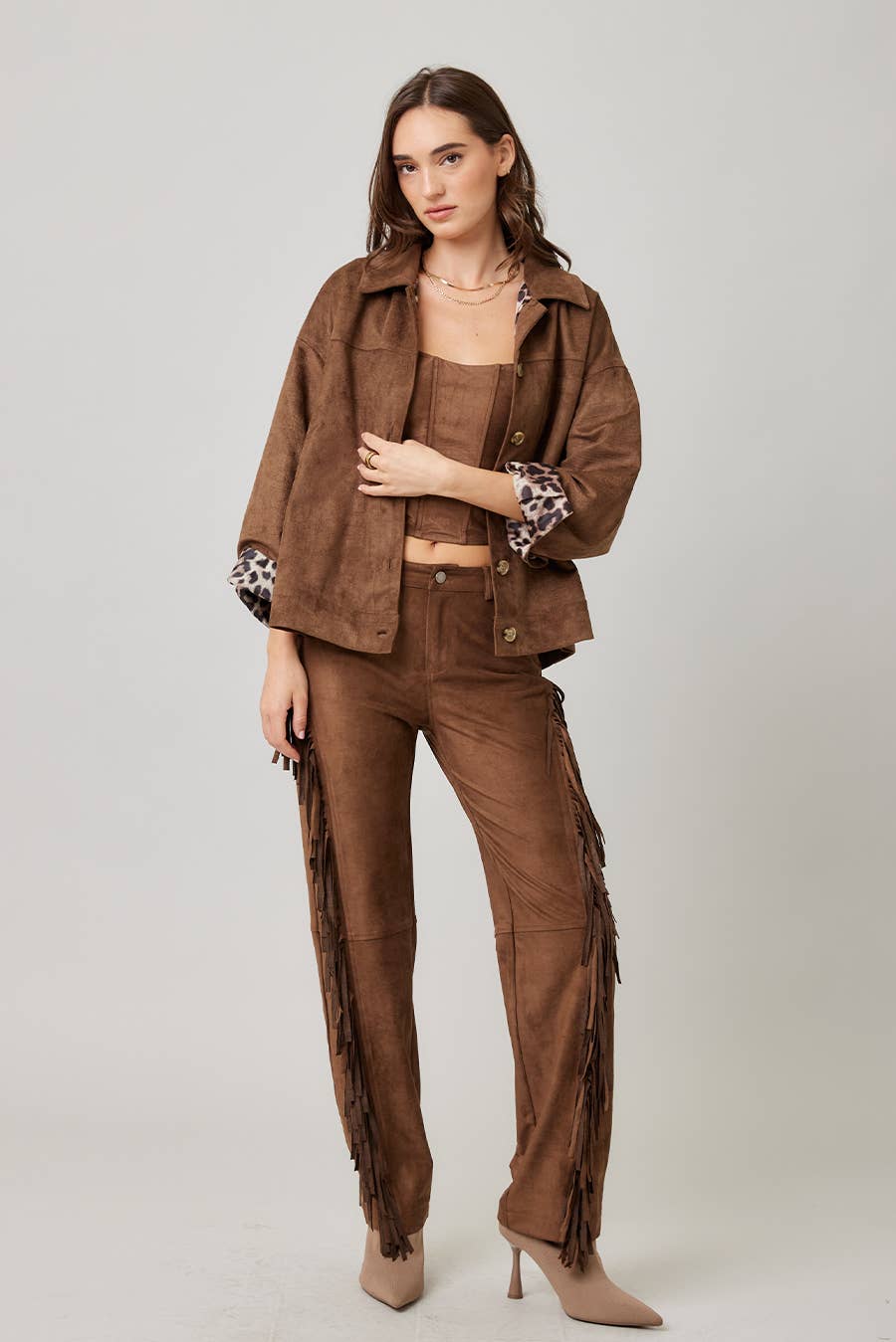 MOKA Veste en daim surdimensionnée en vente sur Faire3