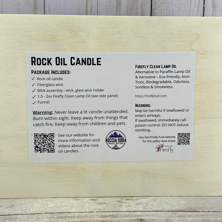 Roccia Roba - Wholesale Gift Box - Hematite Rock Candle Gift Box9