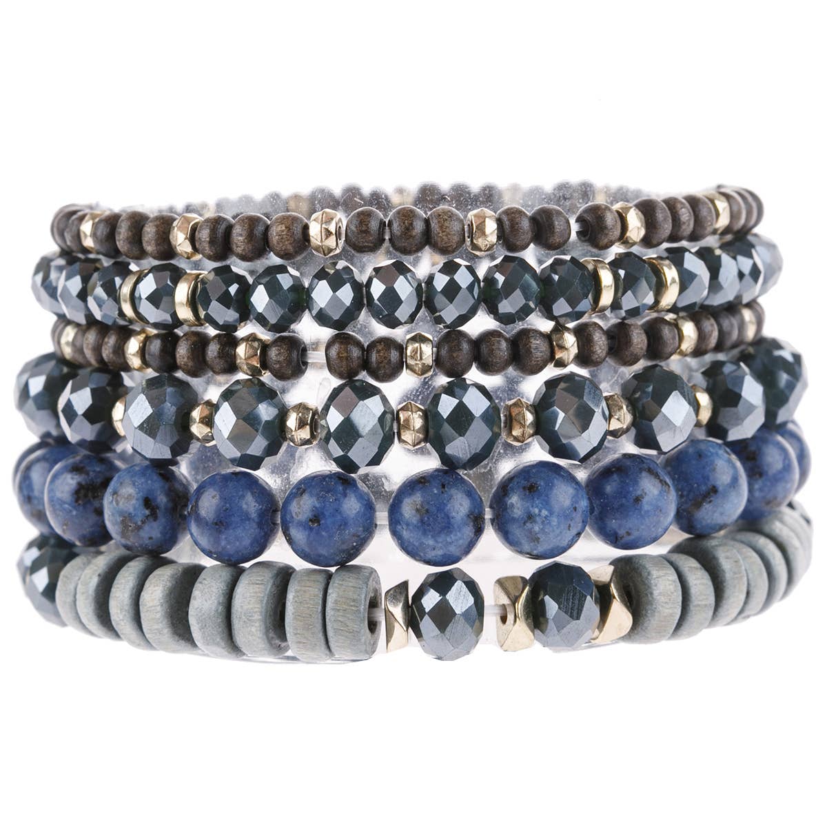 MYS Wholesale Inc - Wholesale Jewelry Set - Mix Stackable Charm Stretch Bracelet0