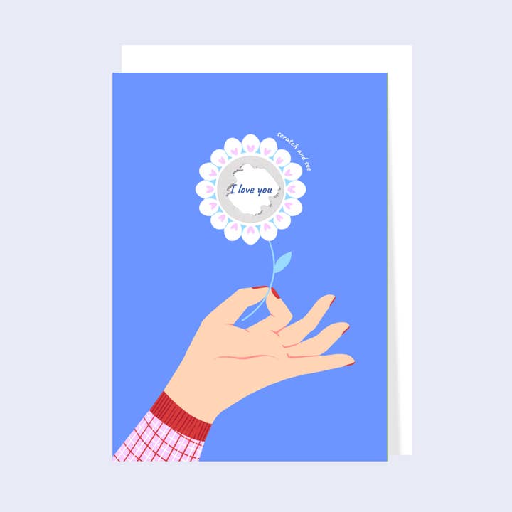 I love you scratch off card for wholesale by Creative Goodie