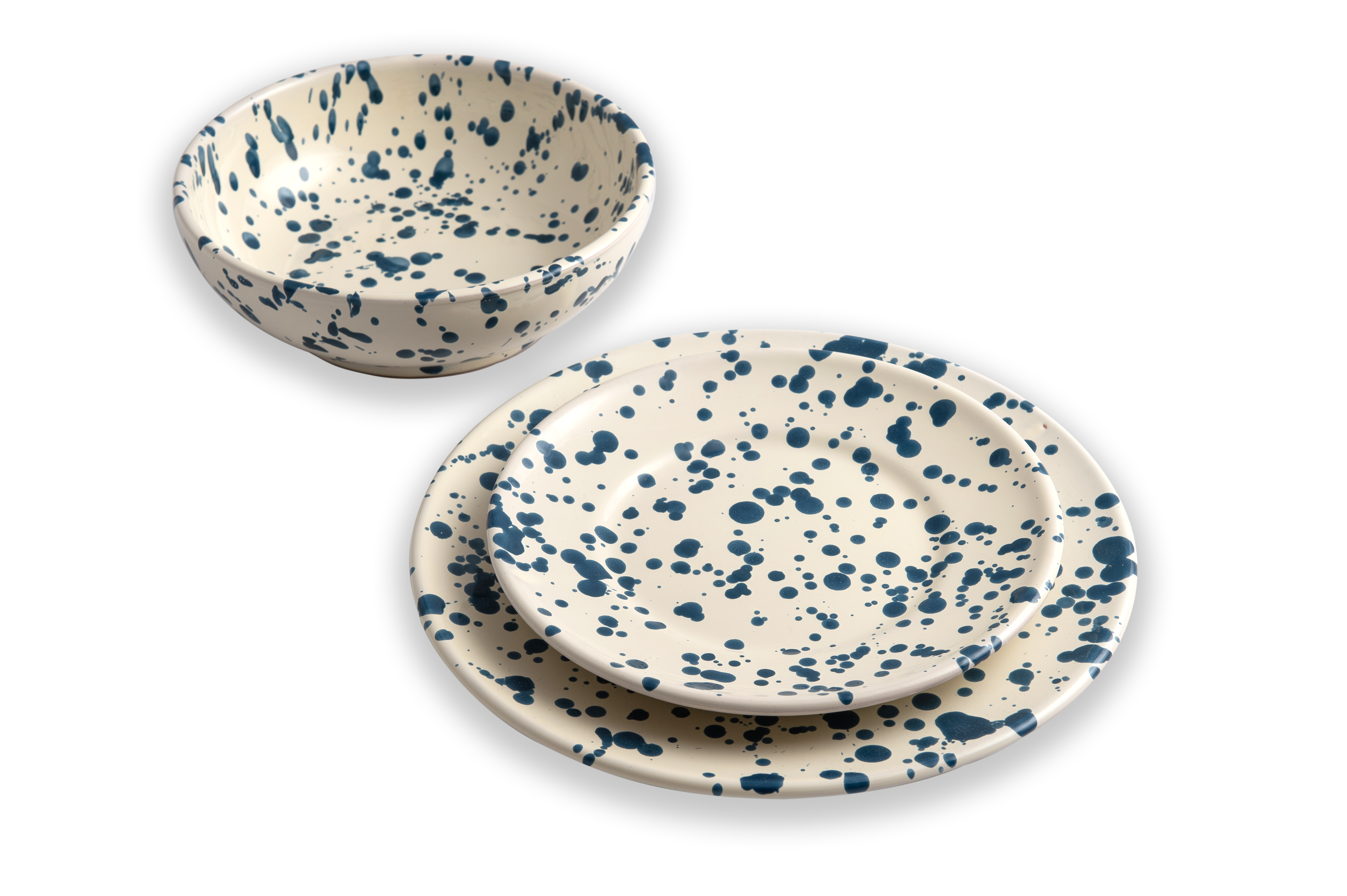 LOLIVA - Vente Assiette de service - Assiette Fruits diam. 19 cm - Ligne Schizzato6