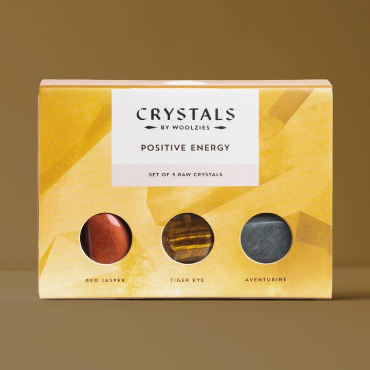 Positive Energy Crystals Gift Set of 3 for wholesale by Woolzies