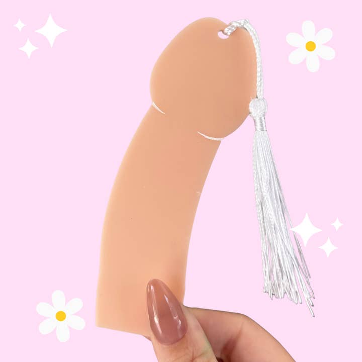 Cheeky Cock Book Mark (Quirky, Funky, Kawaii,Y2K) for wholesale by Honey Blue Lane