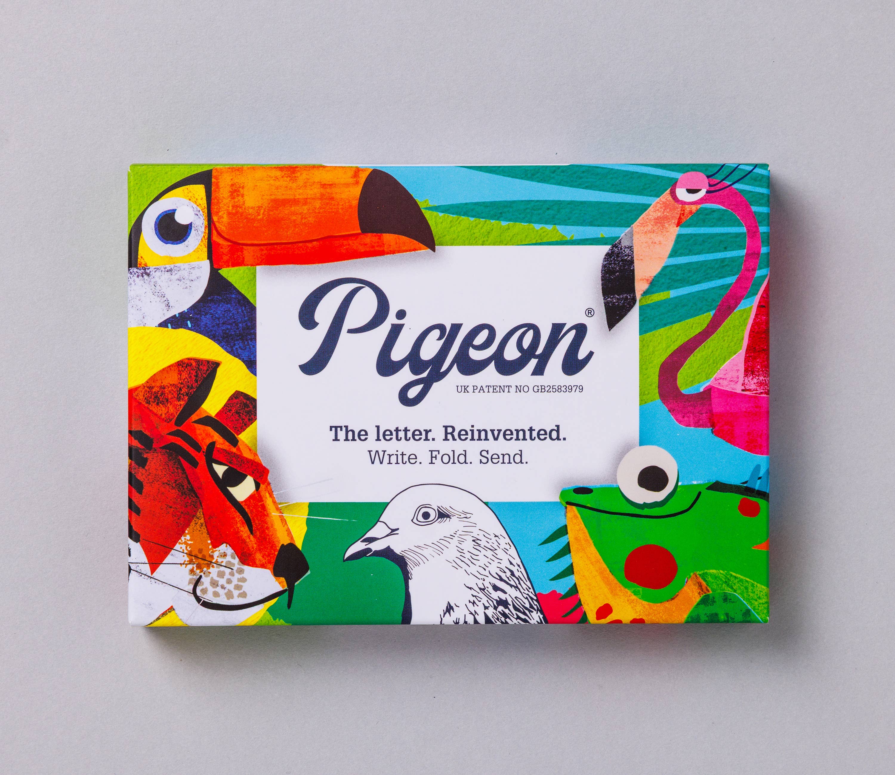 pigeonposted - Wholesale Stationery/Notecard Set - Wild Lives Pigeon, Kid's Folding Letter Set – Pack of 6