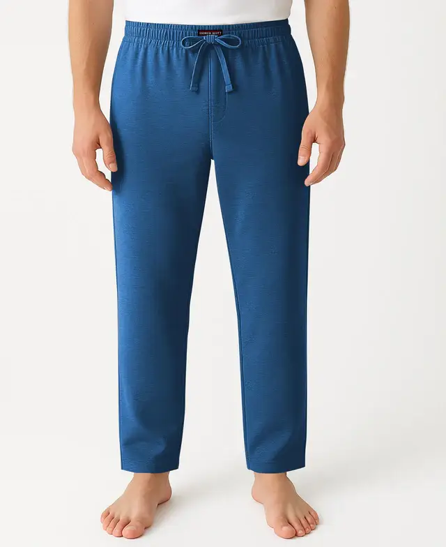 I-Wear Brands – Großhandel Schlafanzughose – Herren – Herren Weiche & Leichte Lounge-Pyjamahose mit Kordelzug6