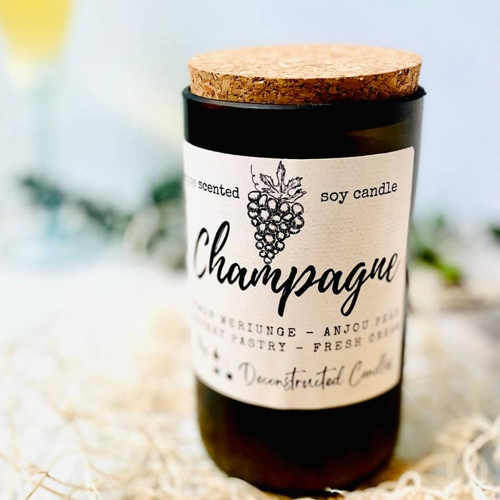 deconstructed candles - Wholesale Jar/filled candle - Wine Bottle Candle Cork Top Scented by Wine Expert Soy Wax11
