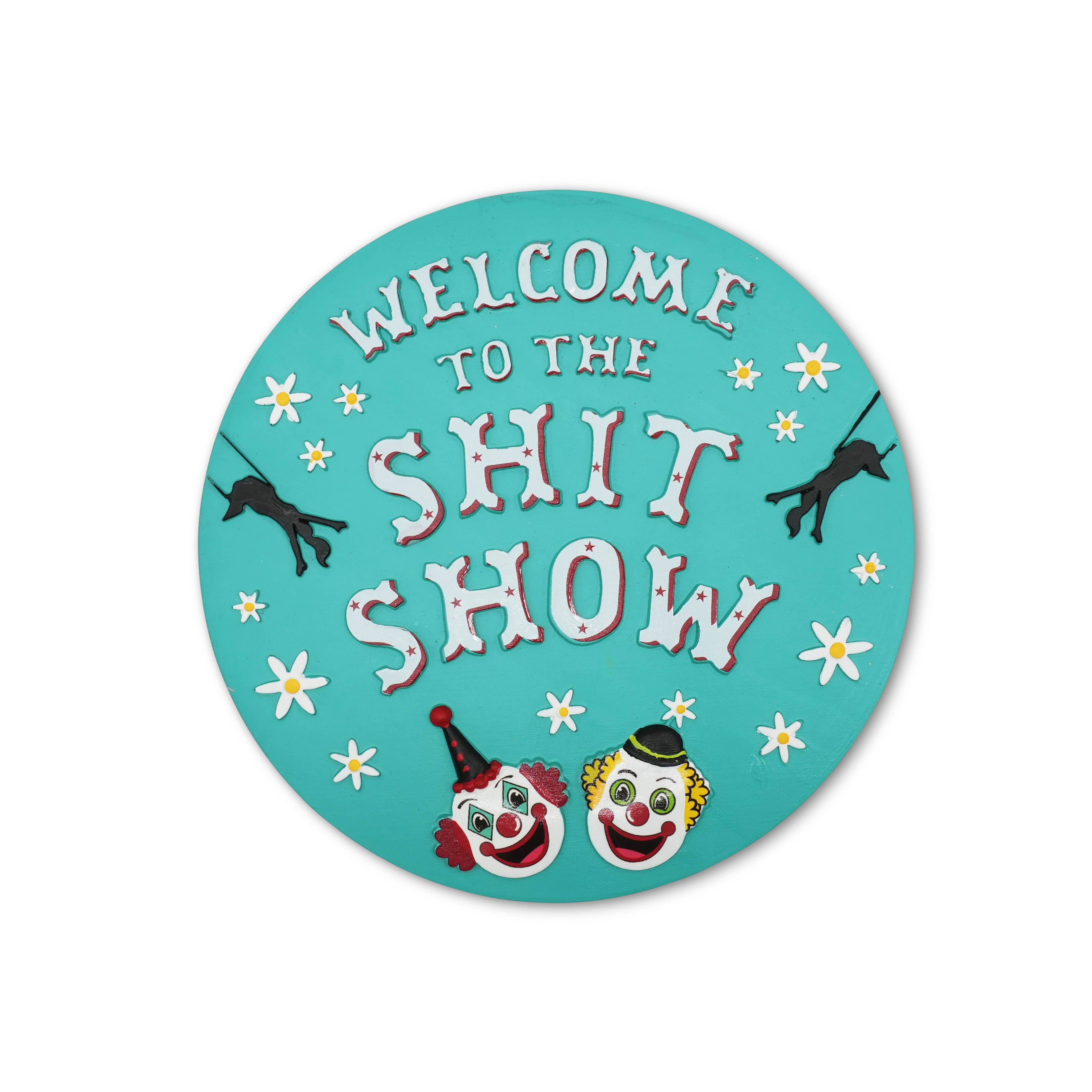Happy Cow Lawn Decor - Wholesale Stepping Stone - “Welcome to the Shit Show” Garden Stepping Stone2